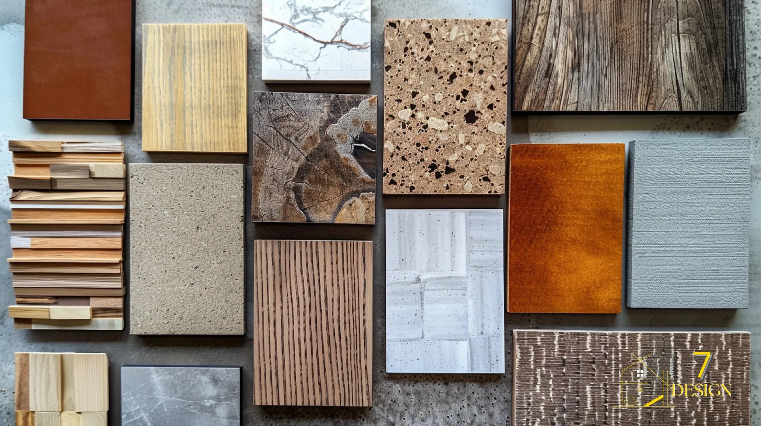 Sample of high-quality construction materials